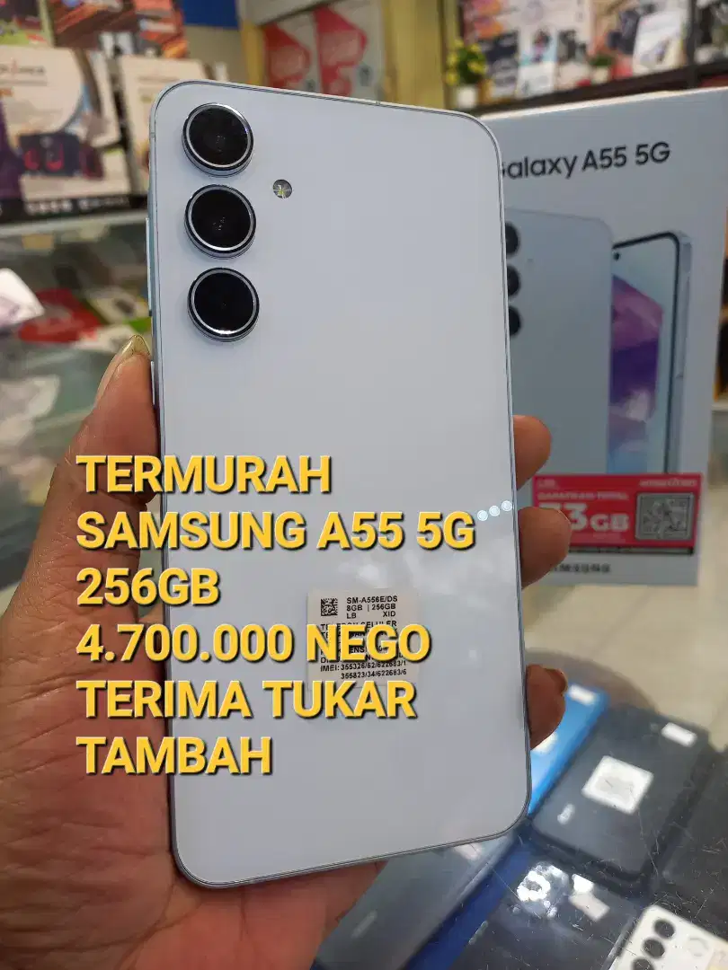 SAMSUNG A55 5G 256GB FULLSET BERGARANSI