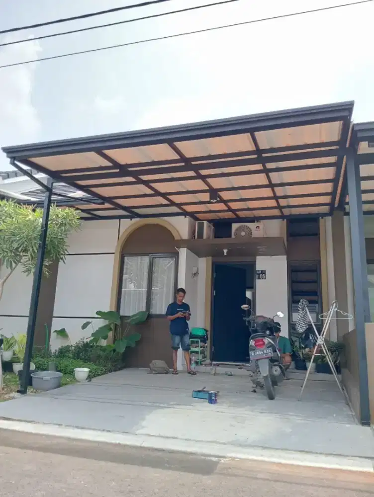 Kanopi alderon terbaru motif modern