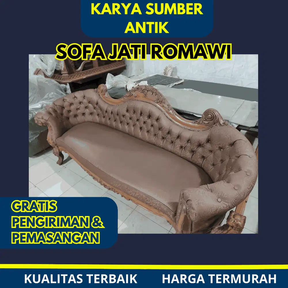SOFA JATI ROMAWI JEPARA - JATI TUA