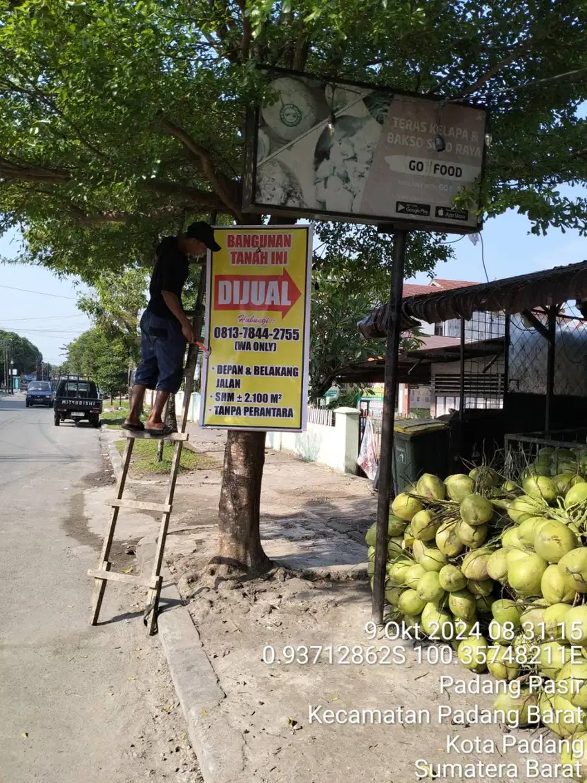 Dijual Bangunan Bisnis di pusat Kota Padang (Teras Kelapa)