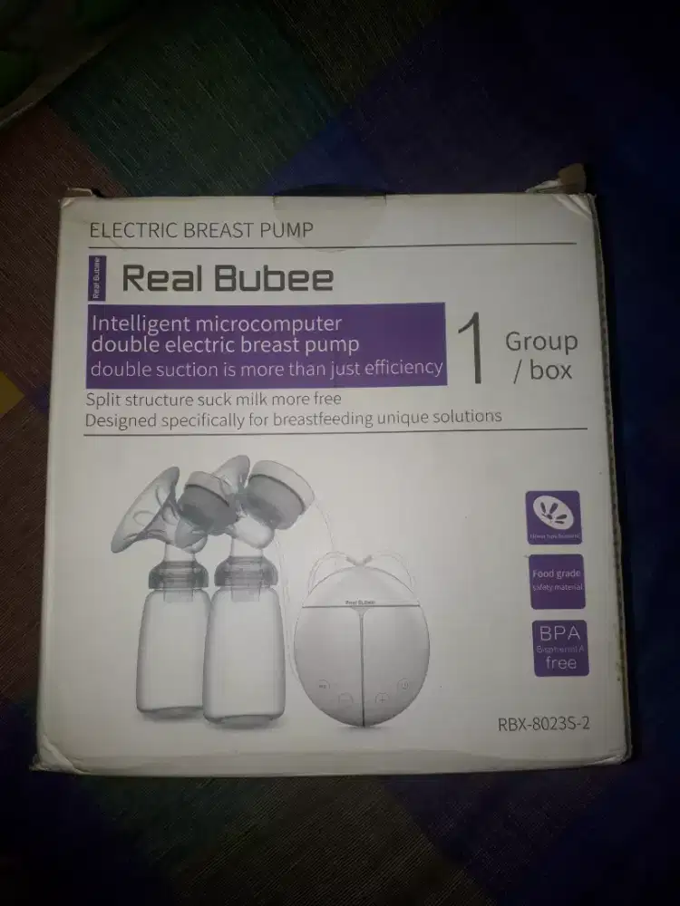 Pompa ASI Elektrik Electric Double Breast Pump Merk REAL BUBEE.