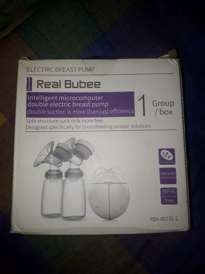 Pompa ASI Elektrik Electric Double Breast Pump Merk REAL BUBEE.