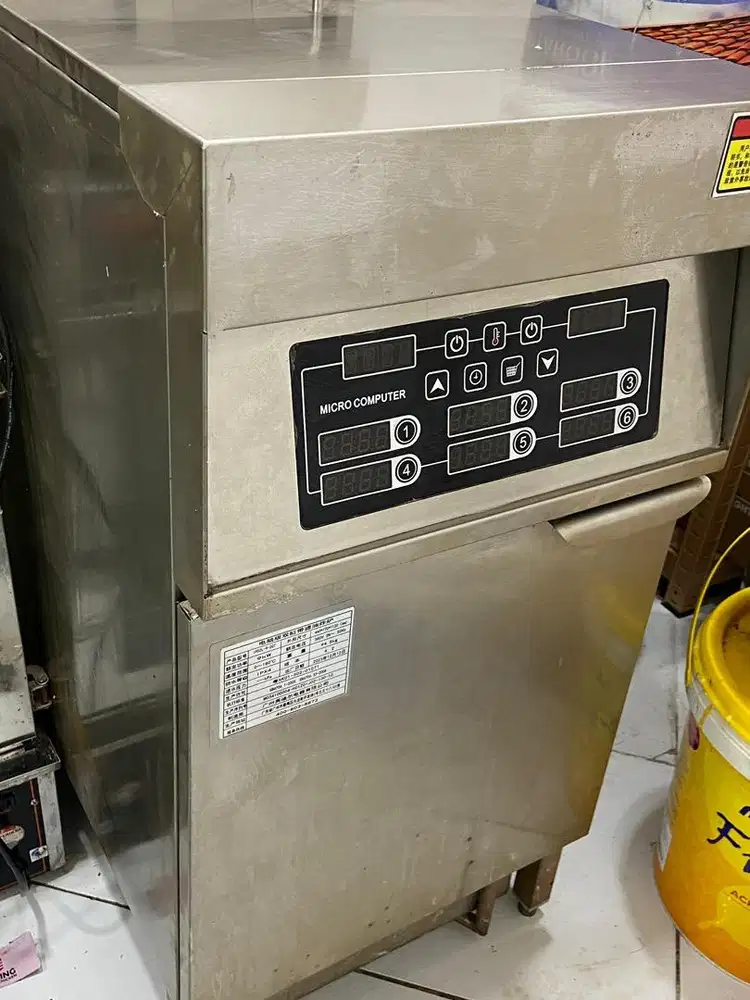 Mesin penggorengan kentang/ ayam goreng  listrik 2 tungku