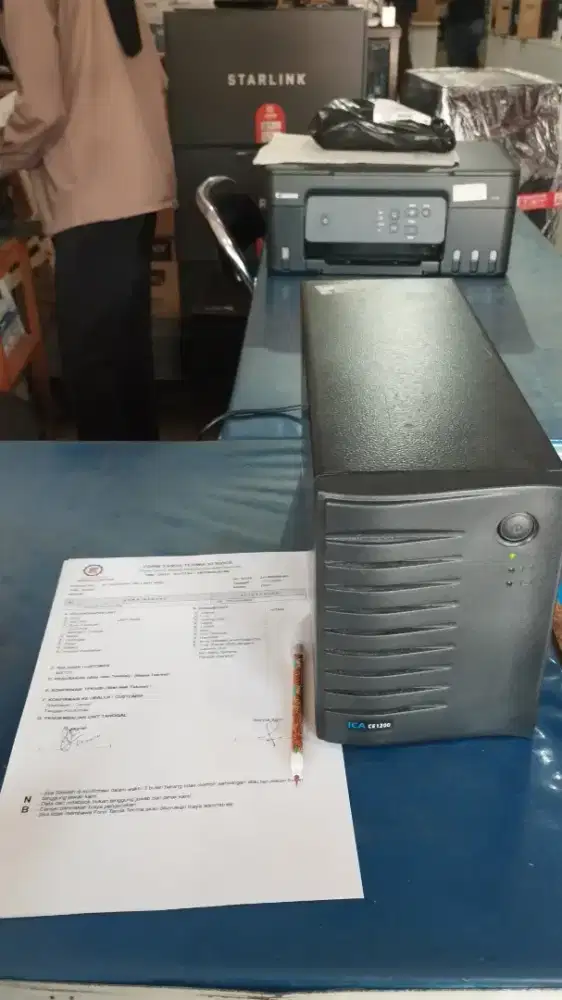 UPS ICA CE600, CE1200, CT1200 Bekas dengan Baterai Baru