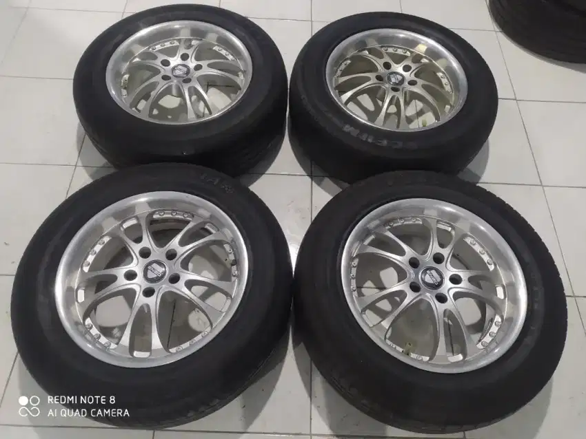 Velg r17 Enzo pcd 5x114 ex nisan juke mulus hub wa