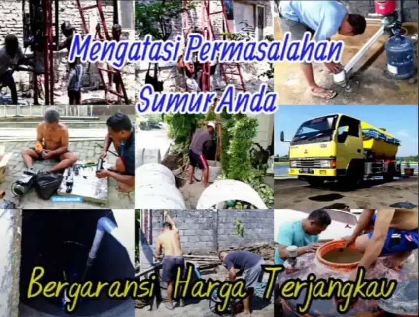 AHLI SUMUR BOR SUNTIK GALI, SERVIS SERVICE POMPA AIR,KURAS SUMUR,JOGJA