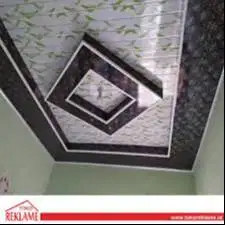 Pasang Untuk Plafon - Partisi Gypsum / PVC + Alumunium+CAT