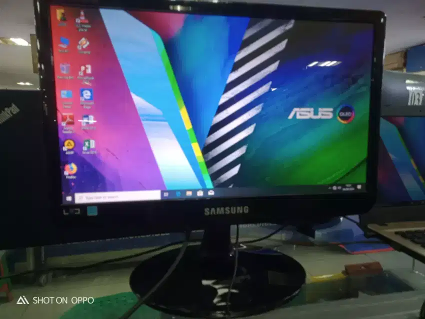 JUAL LED MONITOR SAMSUNG 16INCH FOR KOMPUTER PC ATO CCTV