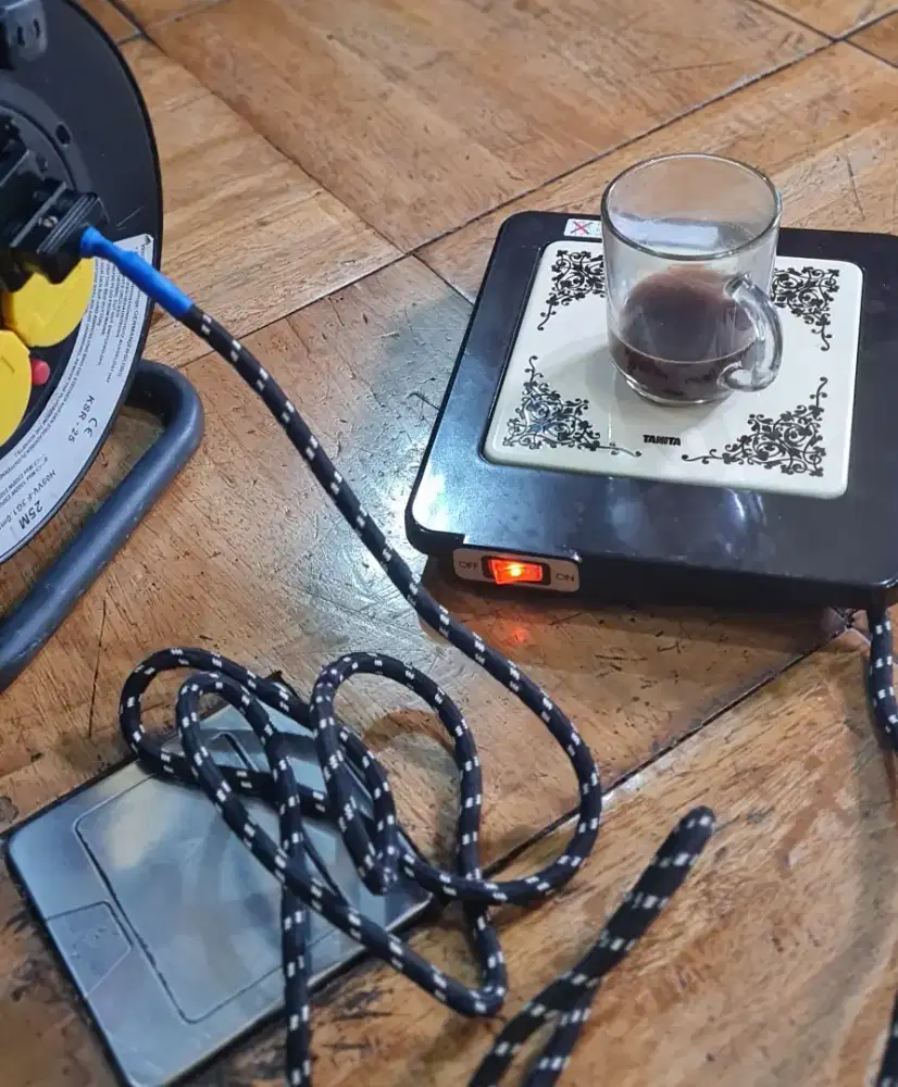 Warmer Tray low watt Barang luar Penghangat Teh Kopi