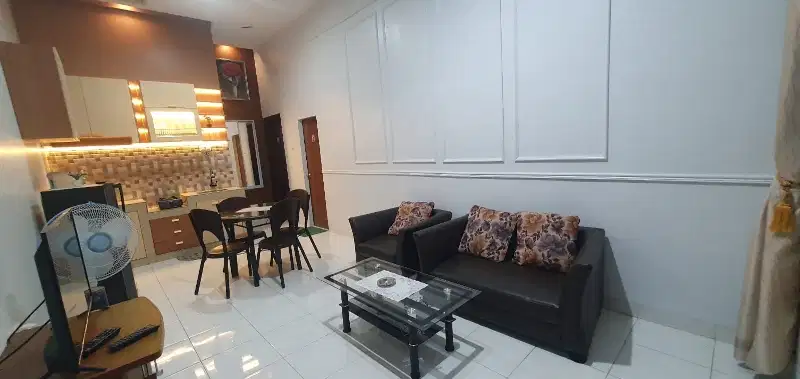 Sewa rumah bulanan pekanbaru  Full Furnitured  TIpe 55   SPA D'KOST