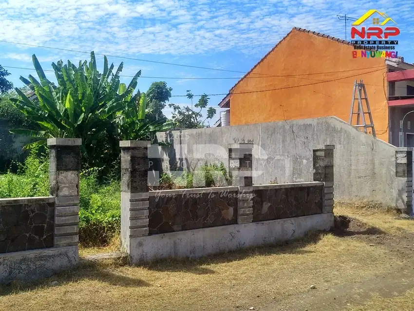 Dijual Tanah Kavling Siap Bangun di Belakang SMAN 1 BANYUWANGI