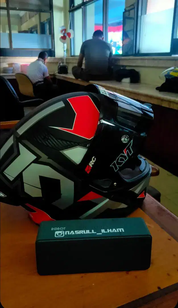 Helm Kyt tt Course ( Red Mate)