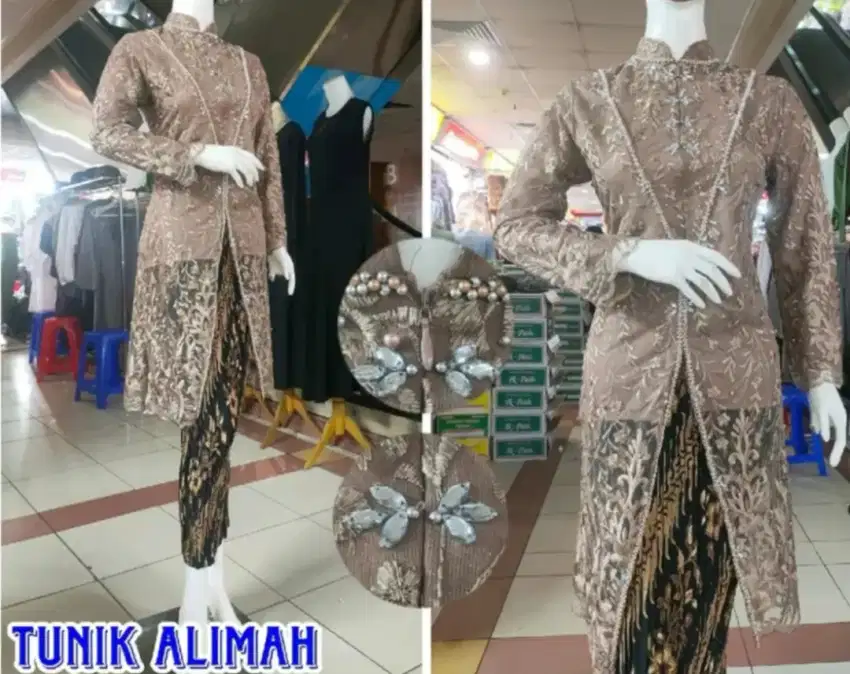 (NEW) KEBAYA TUNIK MOCCA LD 120