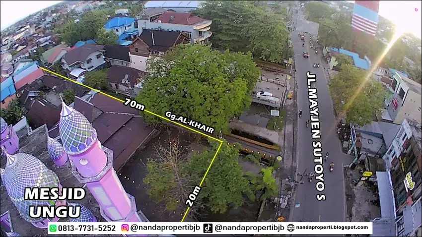 tanah 1.400m2 di jl.protokol mayjen sutoyo s banjarmasin