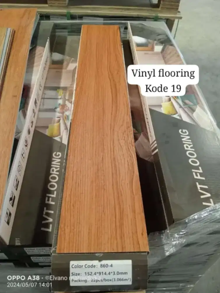 Jual vinil lantai tebal 3mm harga 125.000