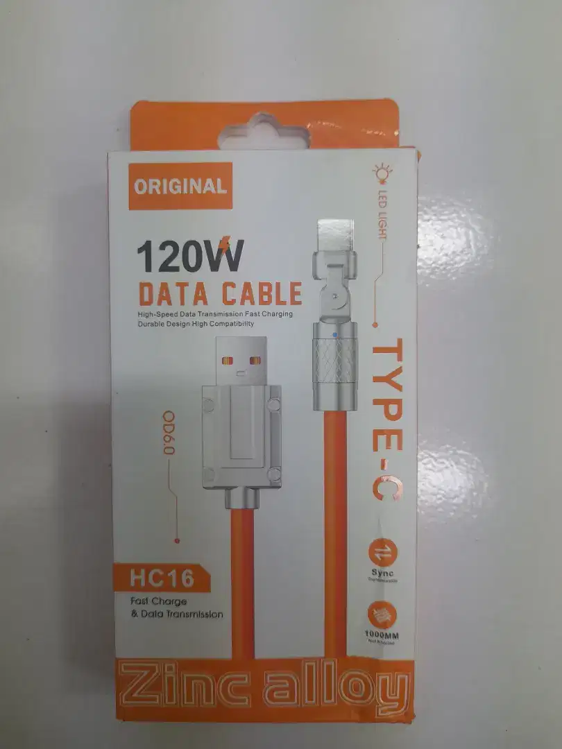 Kabel Data Silicon/USB Type C 120watt Ori Oem Bergaransi
