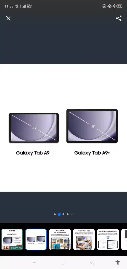 Samsung galaxy 9 tab