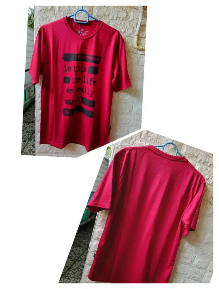 Kapas oblong murah merah XXL