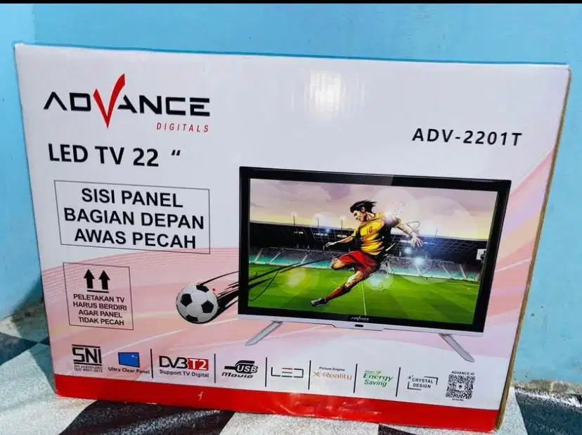 Tv advance 22 inci BARU