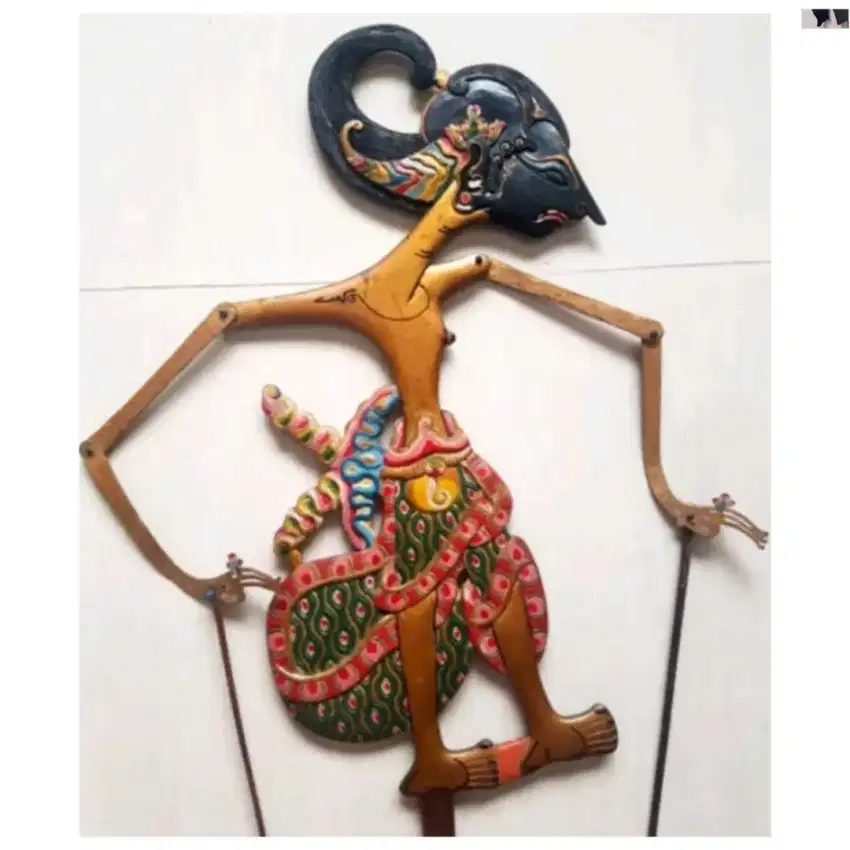 Wayang kayu wooden craft cenderamata