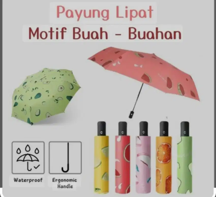 PAYUNG LIPAT MOTIF OTOMATIS