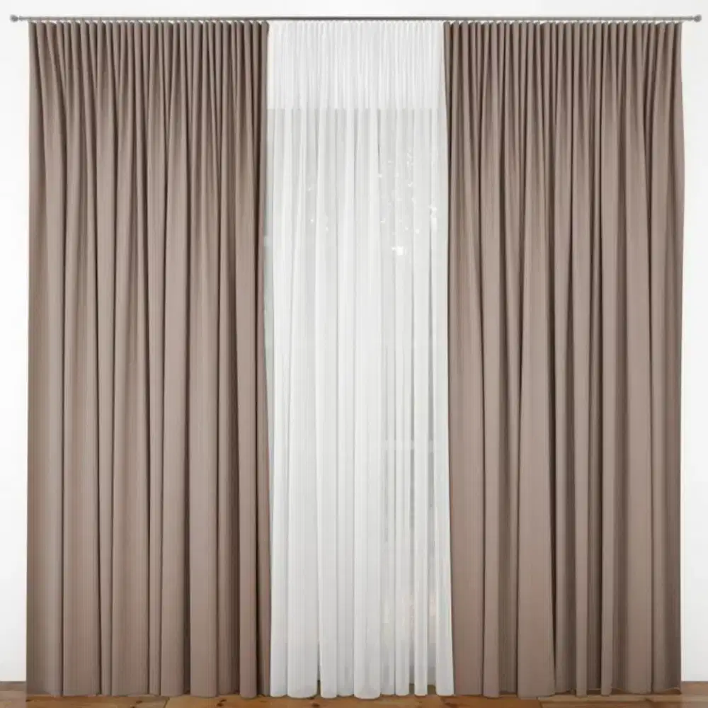 Pasang tirai jendela gorden gordyn roller blind vertikal rollblind viv