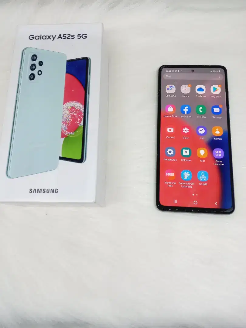 Samsung a52s 256GB 5g lte second Lengkap bisa tt ya kk