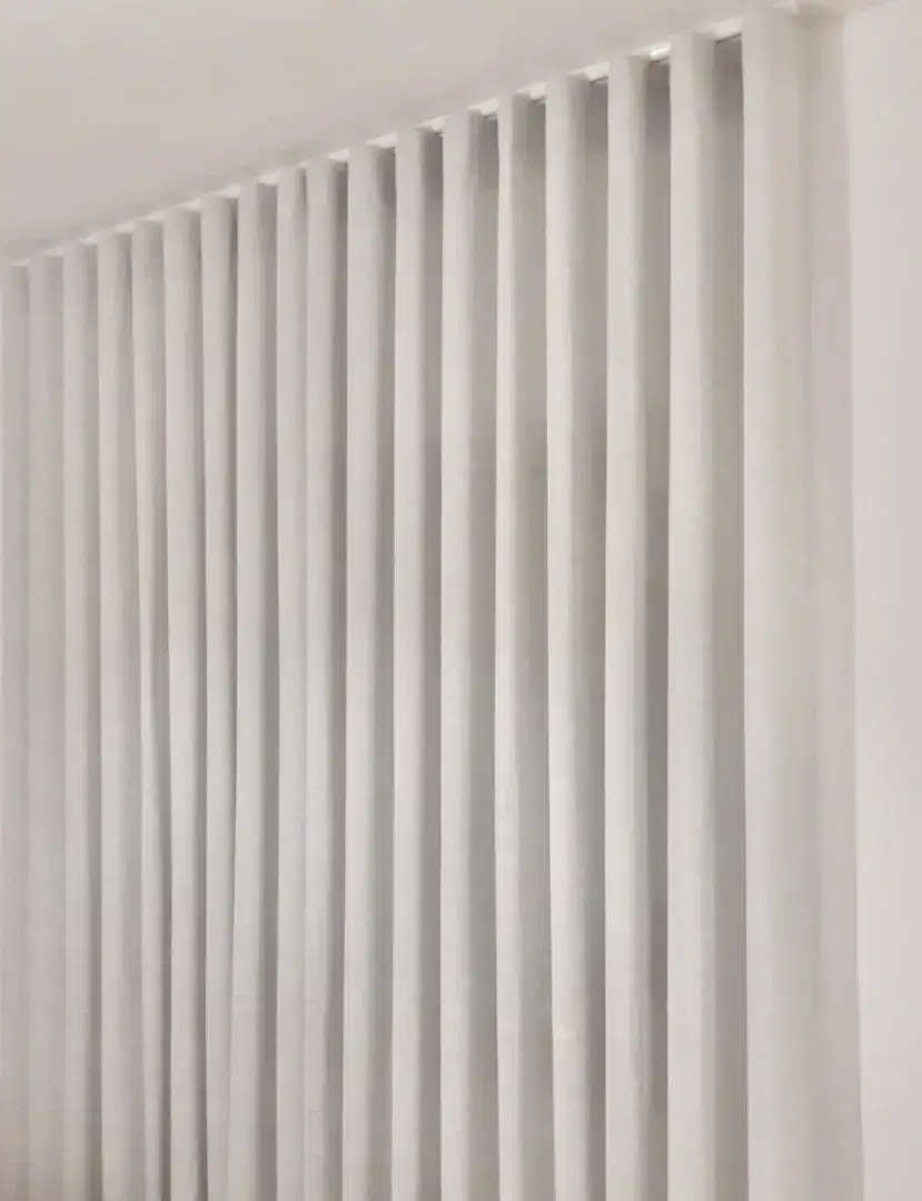 Pasang tirai jendela gorden gordyn roller blind vertikal rollblind viv