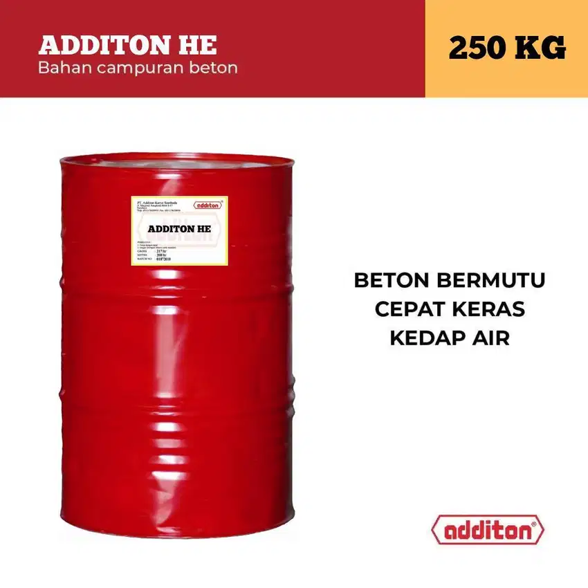 Additon HE 250Kg Bahan Campuran Beton Berat Percepat Pengerasan Beton