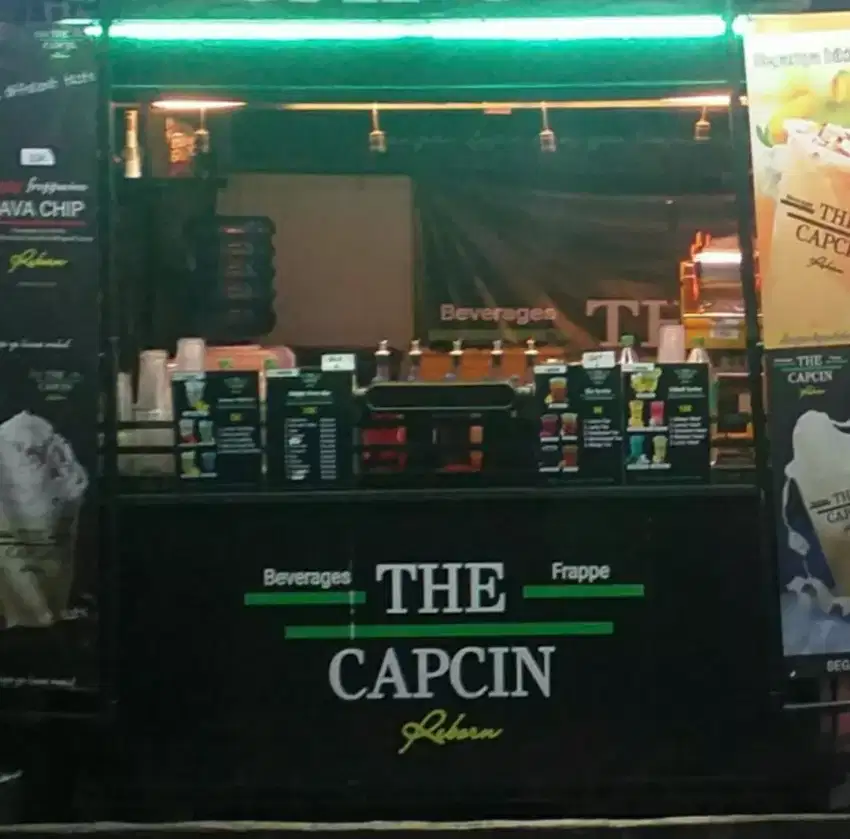 Gerobak / booth X Minuman Capcin