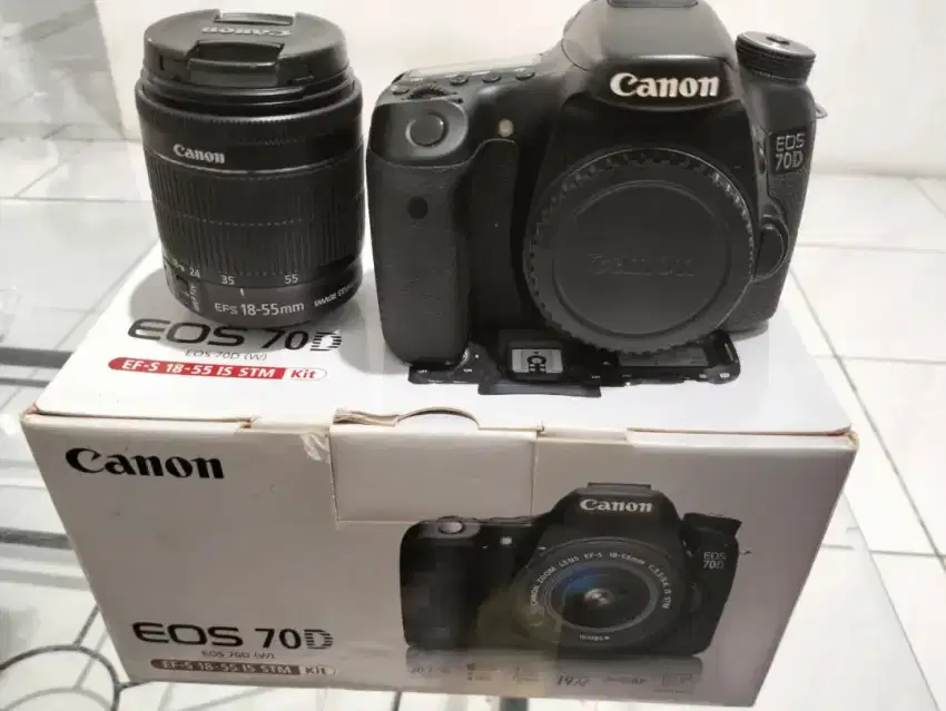 CANON 70D KIT 18-55 STM LIKENEW