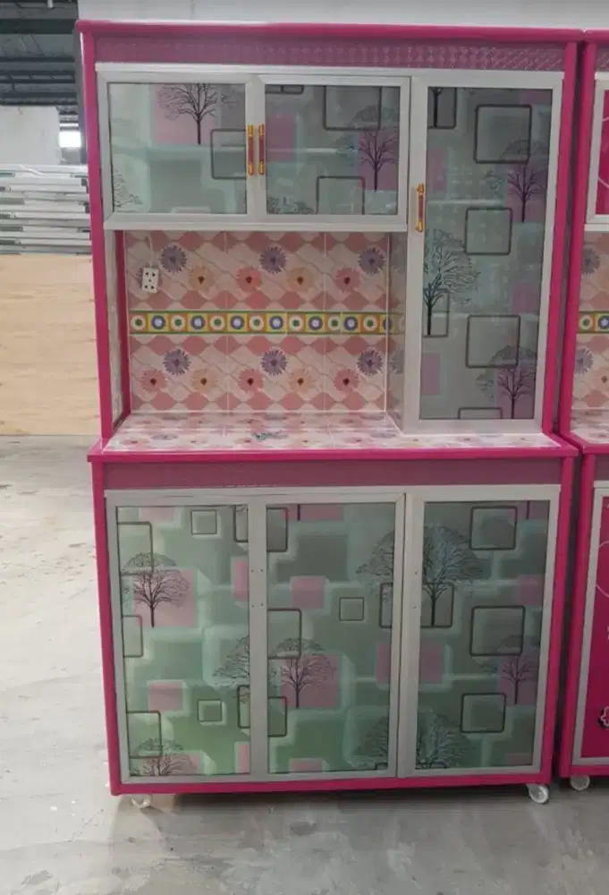 Rak piring 3 pintu roda