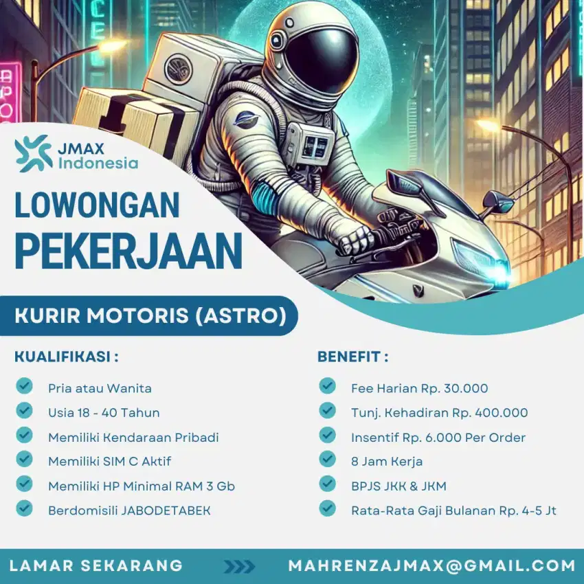 LOWONGAN KURIR MOTOR ASTRO