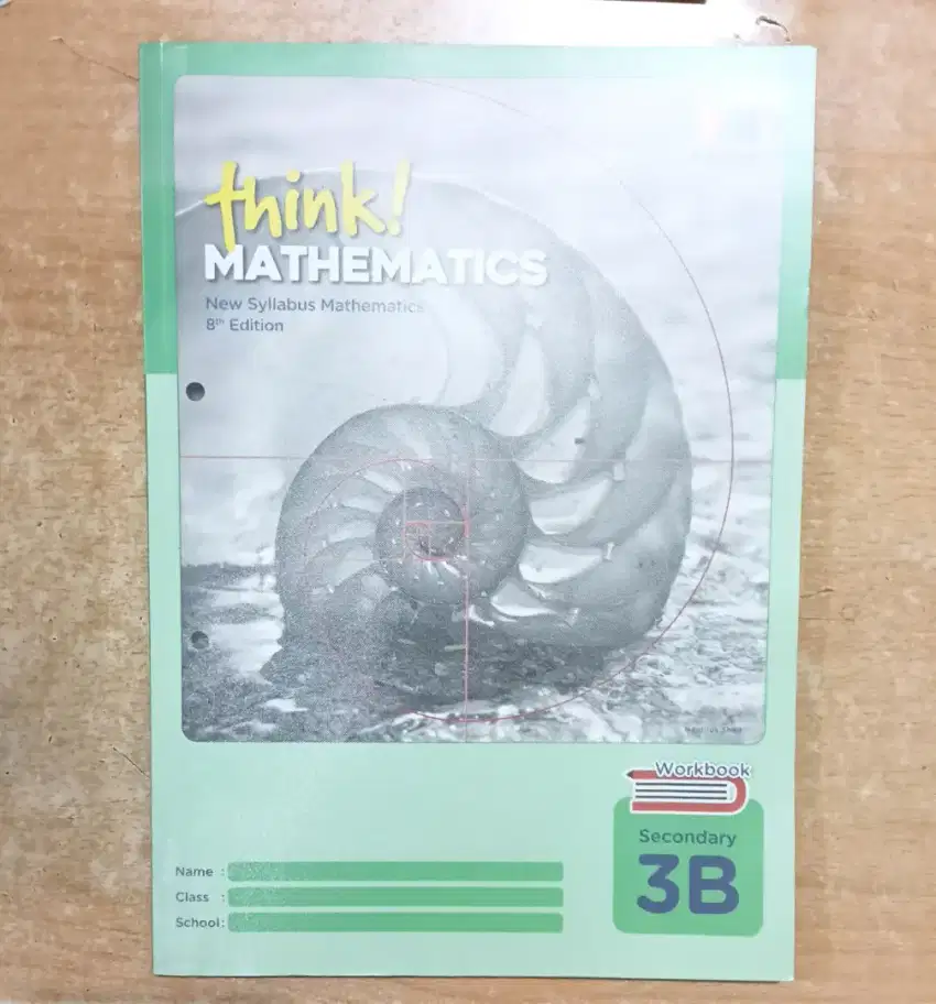 Buku Pelajaran Matematika Think Mathematics Workbook 3B Secondary Ori