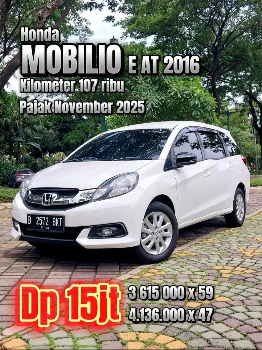 HONDA MOBILIO E AT 2016 - DP 15JT