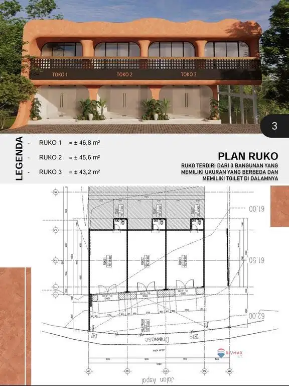 Ruko For Rent, Canggu Area