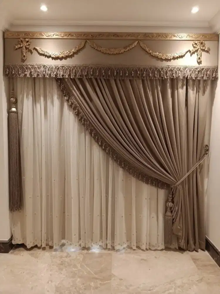 Pasang tirai jendela gorden gordyn roller blind vertikal rollblind viv