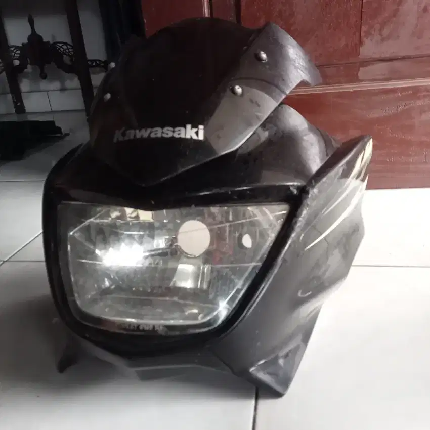 Kepala batok set lampu ninja 150 barong super kips oryginal copotan