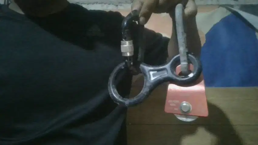 Carabinner, figur 8, pulley (katrol)