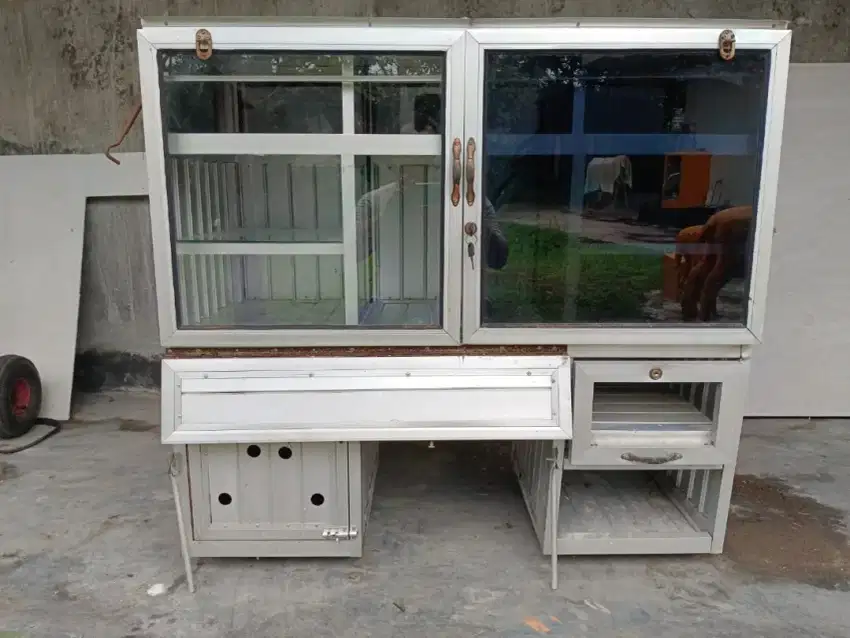 Rombong Sepeda Motor  Full Aluminium P: 100 L: 50 T : 110