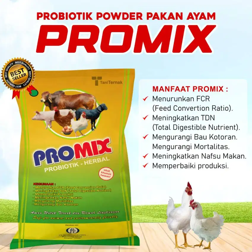 Probiotik Bubuk Pakan Ayam PROMIX 1 Kg