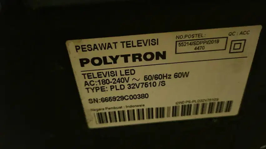 TV LED Polytron 32 inch