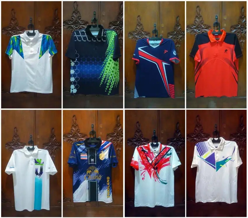 Jersey Badminton Tenis Volly Butterfly FLPA Lotto Lining Yonex