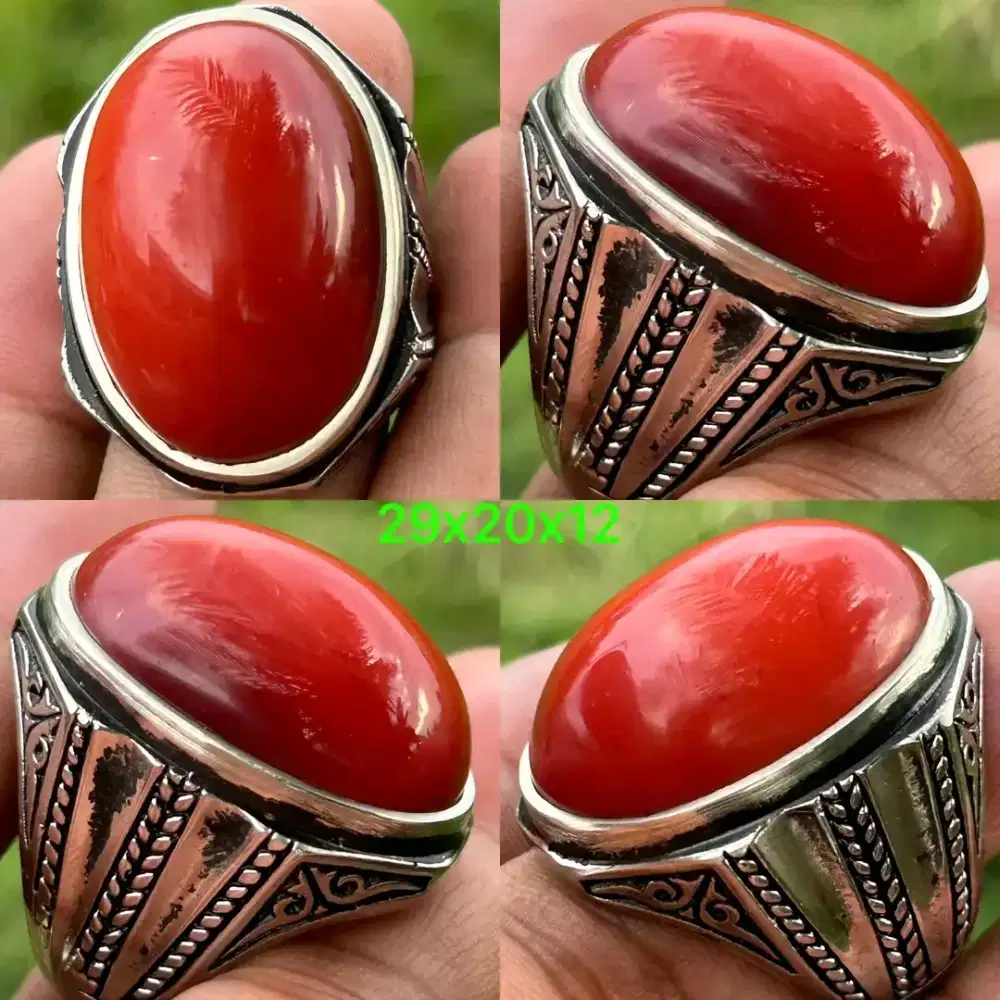 Batu jasper polosan warna sawo kecik