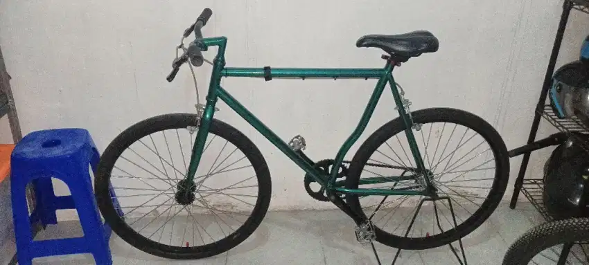 Sepeda Fixie Hijau