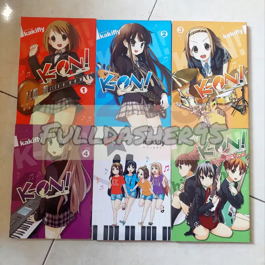 Komik K-On Bahasa Inggris vol. 1-6