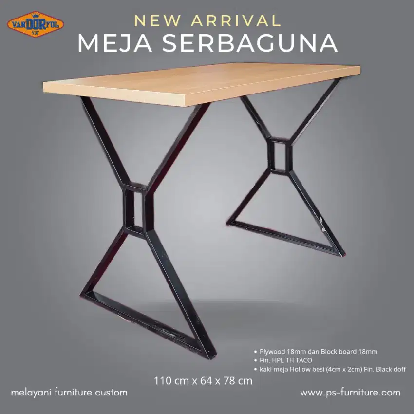 Meja Kantor/Belajar/serbaguna Minimalis