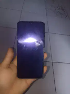 Realme C2 3/32GB warna biru lengkap normal