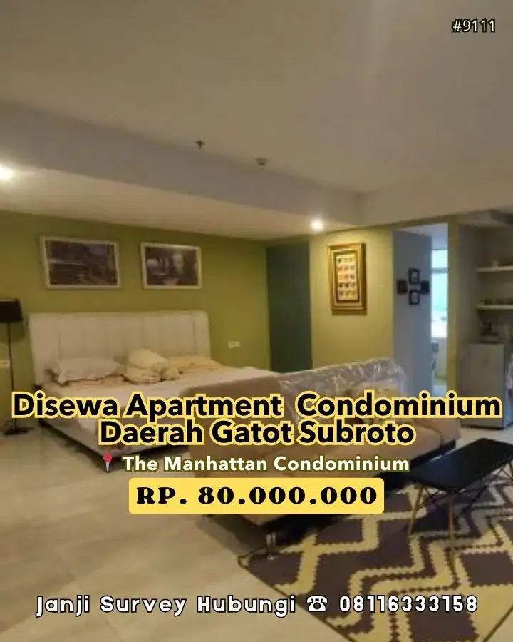 Disewakan apartement Manhattan Condominium Tower Queen