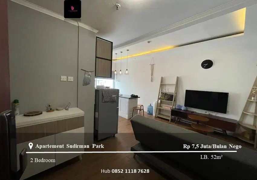 Disewakan Apartement Sudirman Park High Floor 2BR Full Furnished